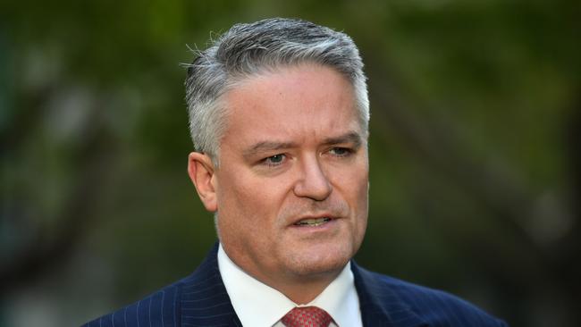 Finance Minister Mathias Cormann. Picture: AAP