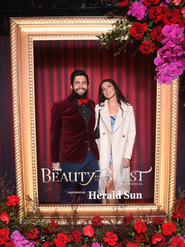 Opening night: Beauty and The Beast at Her Majestys Theatre, Melbourne. Picture: Josie Hayden