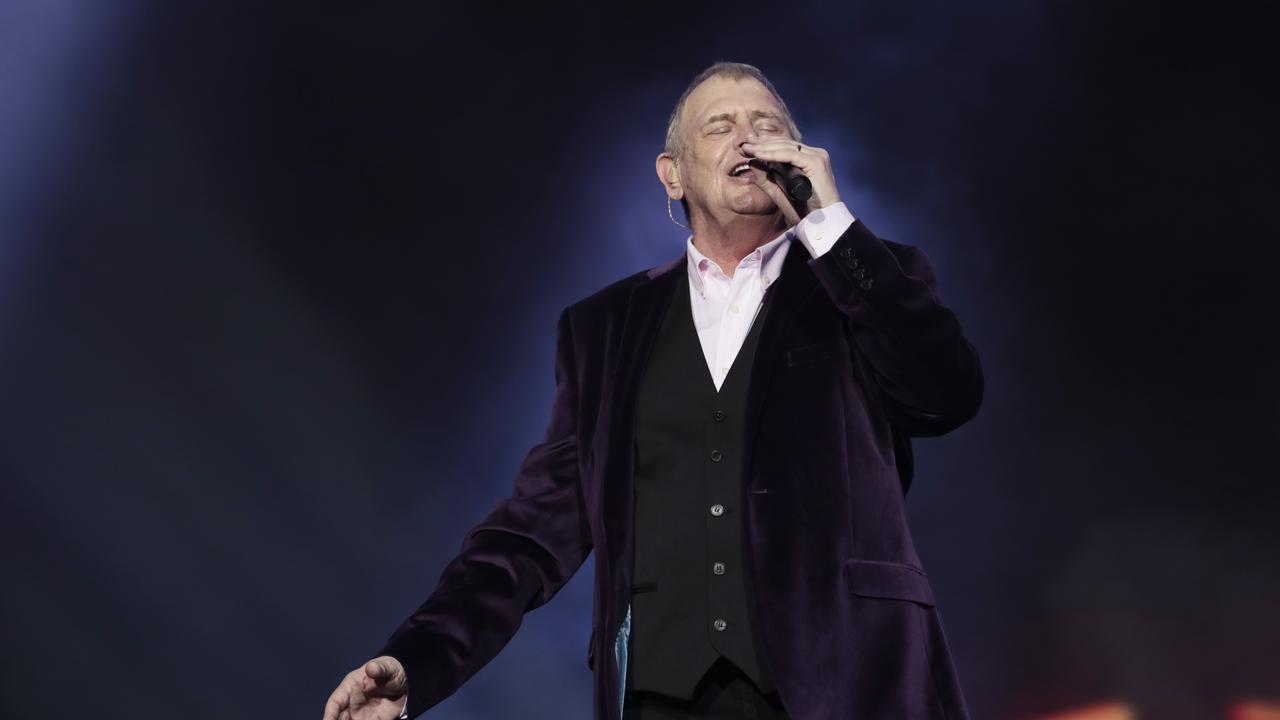 John Farnham performs.