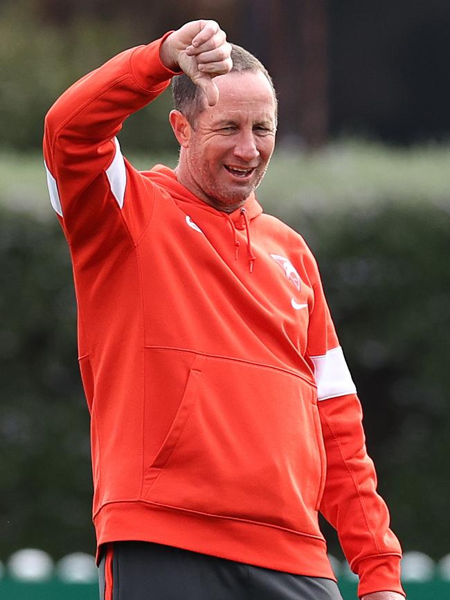 Don Pyke during his time at the Swans. Picture: Michael Klein