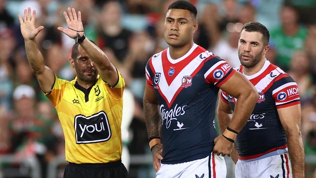 The Sydney Roosters have vowed not to focus on Souths forward Jai Arrow when they take on the Rabbitohs on Friday. Picture: Cameron Spencer / Getty Images