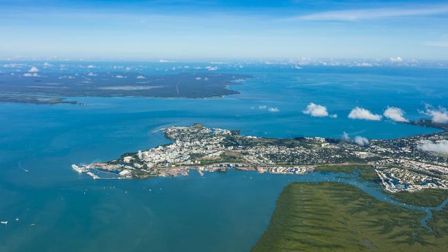 Darwin and Charles Darwin National Park. Airviewonline unveils Australia's top aerial views captured or curated by veteran photographer Stephen Brookes. Picture: Stephen Brookes