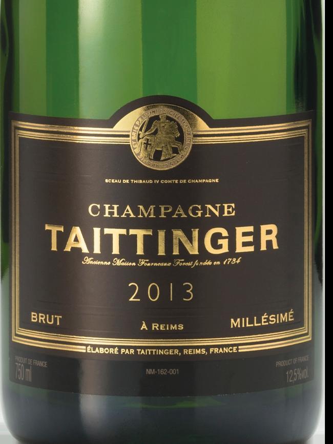 Taittinger Vintage 2013.