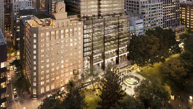 Artist's impression of the Wynyard Place development in Sydney’s CBD.