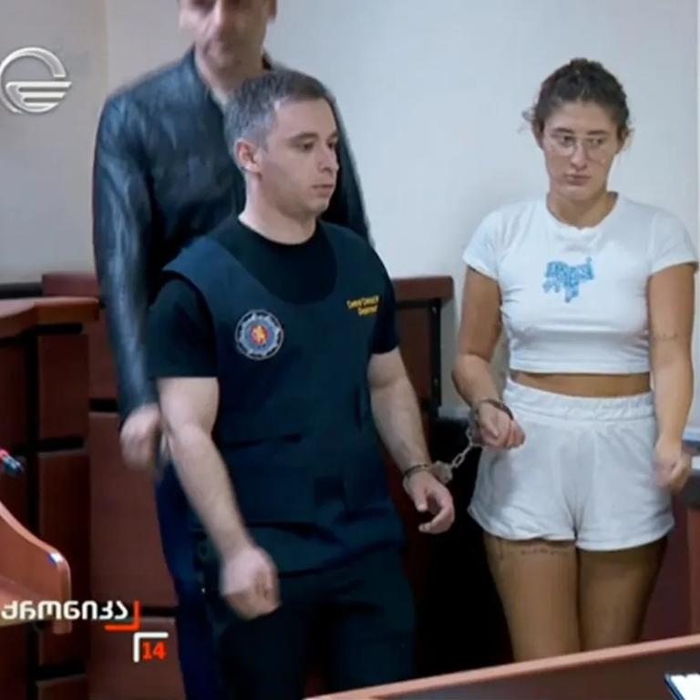 Bella was hauled in front of a court in Georgia’s capital last week. Picture: East 2 West
