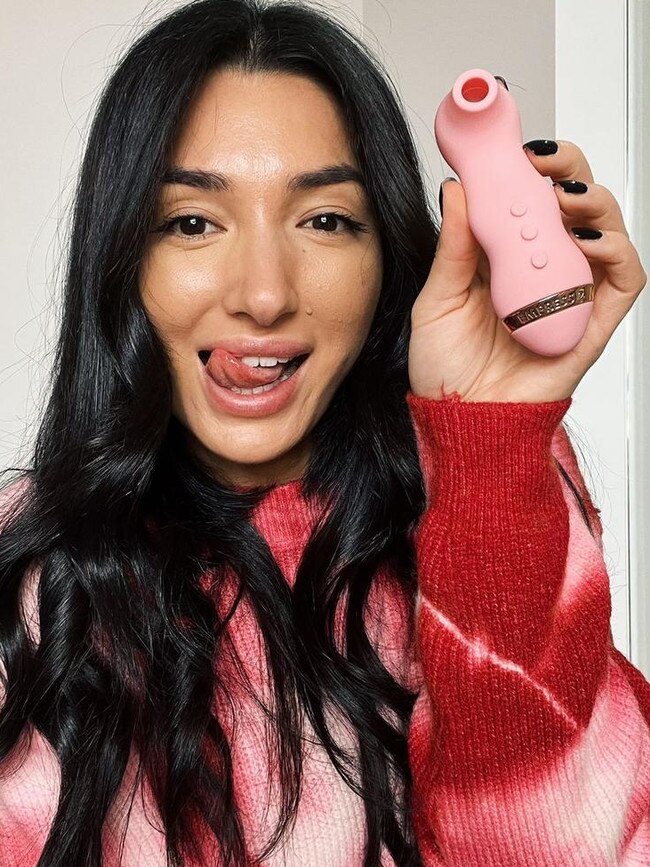 Last month, MAFS contestant Ella Ding took to her podcast to warn listeners not to use their vibrators routinely. Picture: Instagram