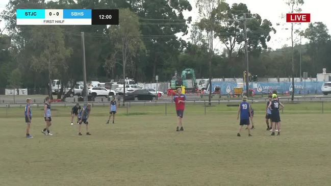 REPLAY: Qld Secondary Schools AFL Gala - Sunshine Beach SHS vs St John's College (Juniors)