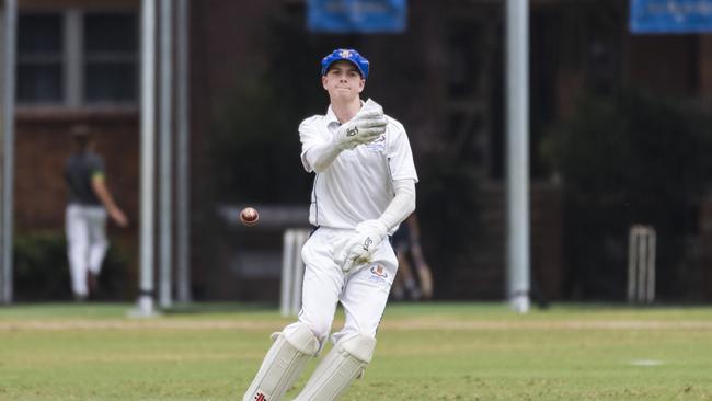 Toowoomba Grammar School wicketkeeper Harrison Tzannes. Picture: Kevin Farmer