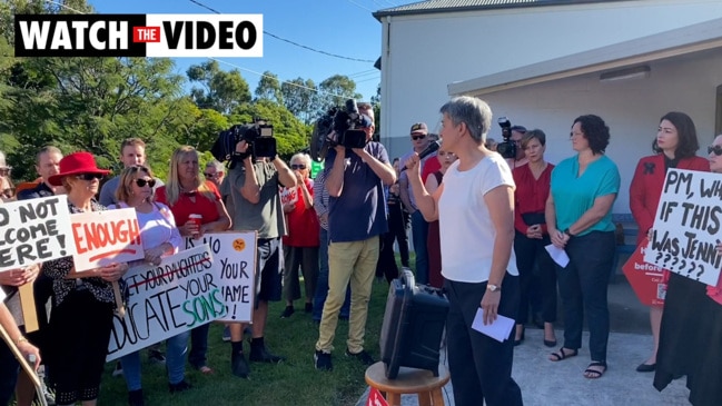 Protesters demand Andrew Laming step down