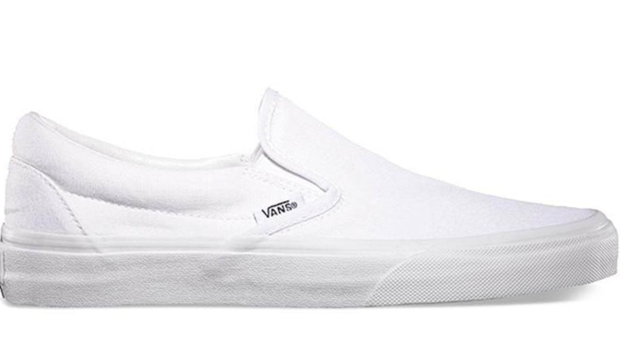 Vans Classic Slip On White Shoe