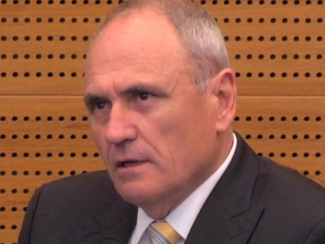 National Australia Bank chairman Ken Henry gives evidence at the Banking Royal Commission. Supplied