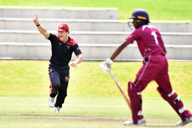 Gregory Terrace senior Oliver Nasser will have to miss round 7 of the GPS First XI cricket season to suit up for Queensland. John Gass