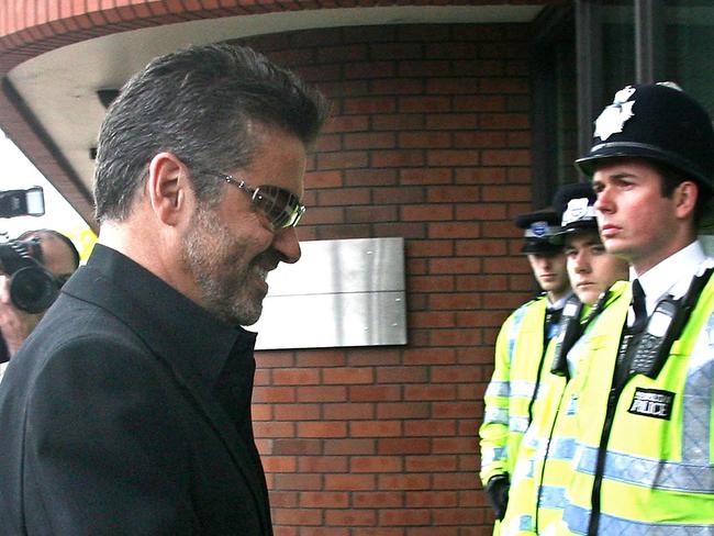 British pop star George Michael faced driving while unfit charges in 2007. Picture: AFP