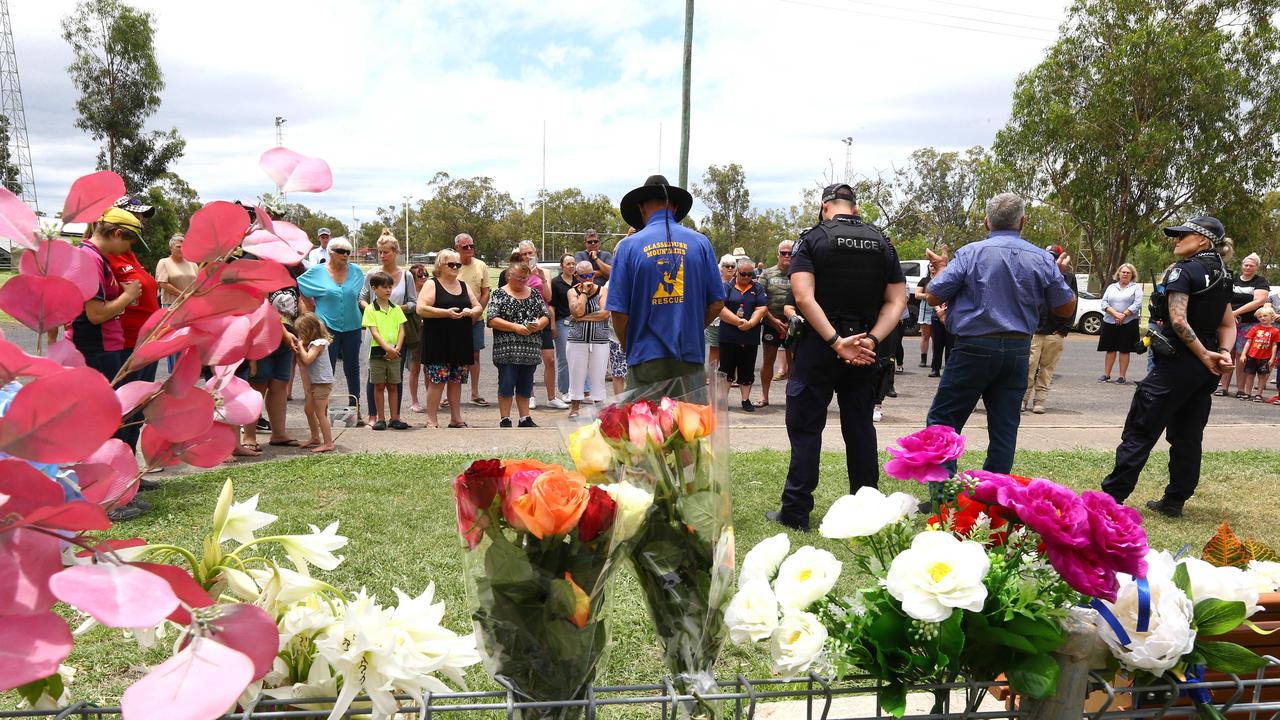 Crowds gathered to show their respects in Chinchilla and Tara. Picture: NCA NewsWire / David Clark