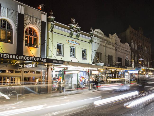 King Street Newtown, Sydney. 8th July, 2018. Newtown bar and night life scene.Picture by Damian Shaw