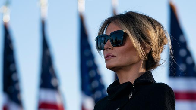 Former First Lady Melania Trump believed the president was “screwing up” his pandemic response. Picture: Alex Edelman/AFP