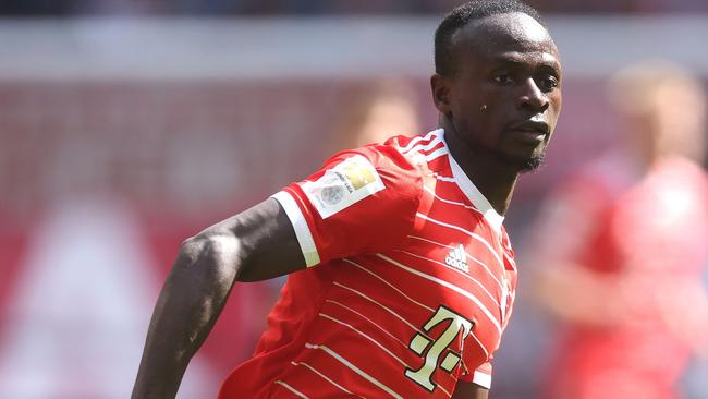 MUNICH, GERMANY - APRIL 30: Sadio Mane of FC Bayern MÃÂ¼nchen looks on during the Bundesliga match between FC Bayern MÃÂ¼nchen and Hertha BSC at Allianz Arena on April 30, 2023 in Munich, Germany. (Photo by Alexander Hassenstein/Getty Images)