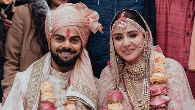 Captain of the Indian cricket team Virat Kohli and his actress wife are one of the powerhouse couples in Bollywood. Picture: Instagram/@anushkasharma