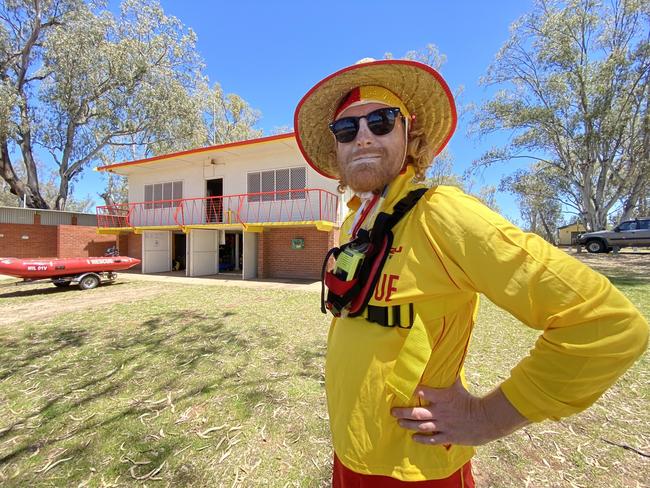 Dan Rosendahl at the club’s boatsheds.