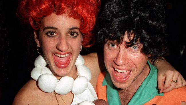 SOCIALS:CITY/ROWERS: MONIQUE NUCIFORA, MICHAEL SHARKEY  (fred and wilma)  01 Jun 1997 costumes fancy dress