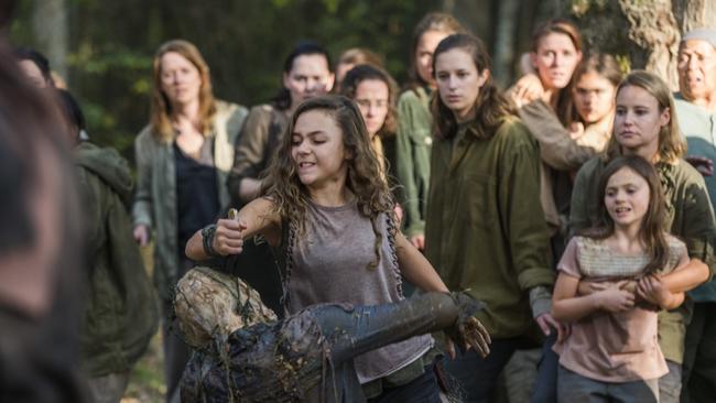 Mimi Kirkland as Rachel, the most psycho kid since Mika in season four. Still, send her to meet Negan and she’d sort him out.