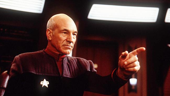 Patrick Stewart stars as Captain Jean-Luc Picard in Star Trek: First Contact.