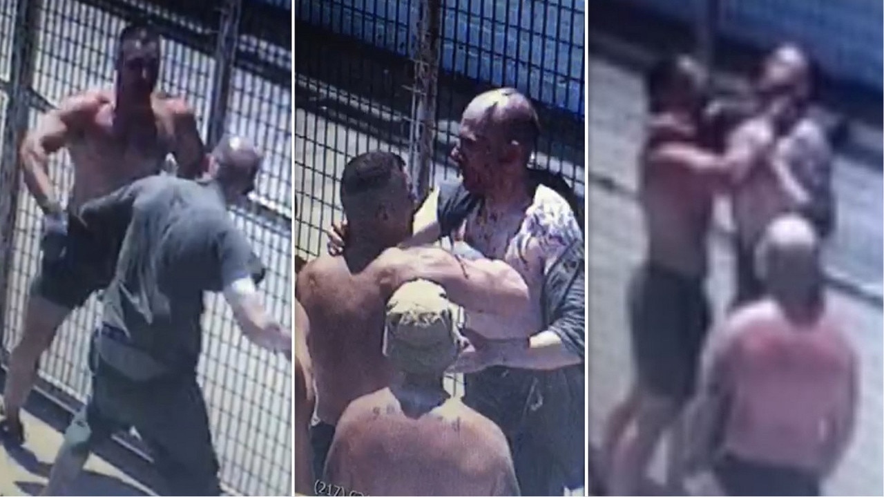 Goulburn Jail Prison Inmates Caught On Camera Fighting Cctv The Advertiser 