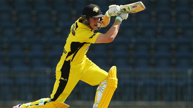 Cameron Bancroft of the Warriors in action.
