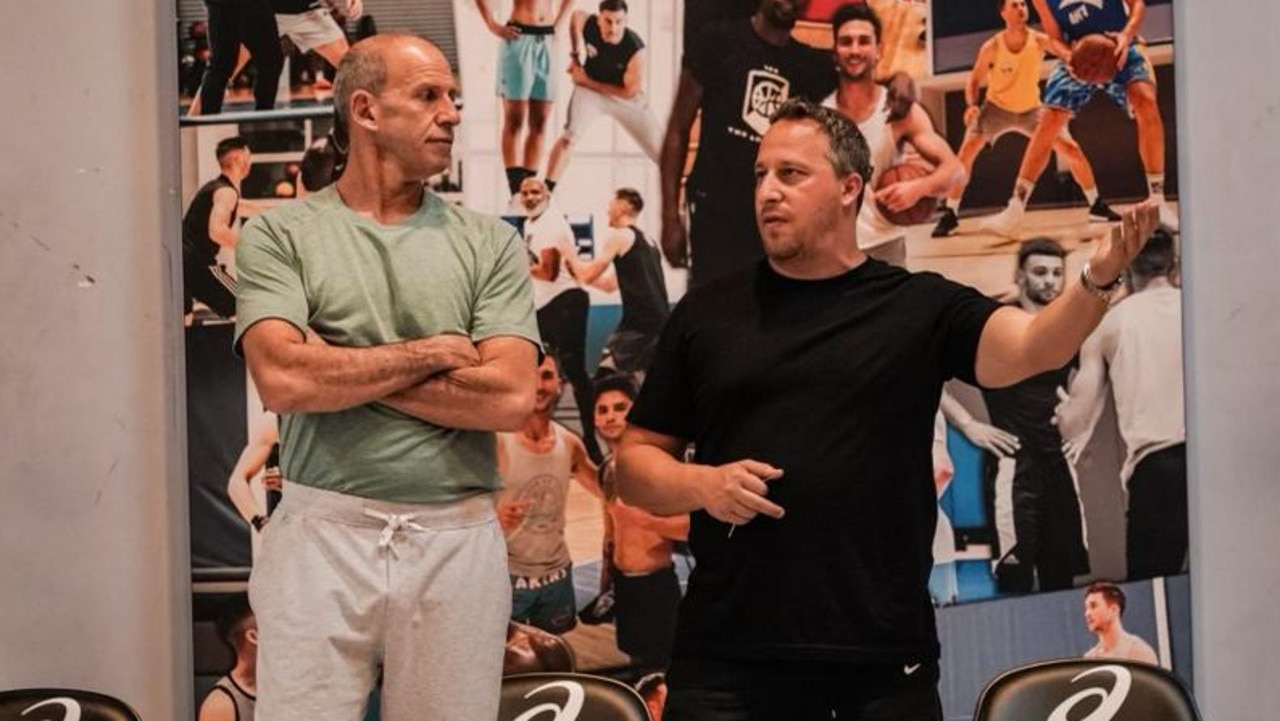Daniel Moldovan with Australian coaching legend Brian Goorjian. Picture: Supplied
