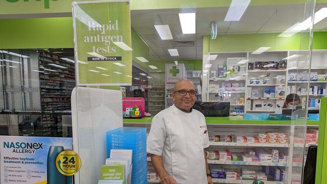 Pharmacist Virender Kamboj from Priceline Springwood.