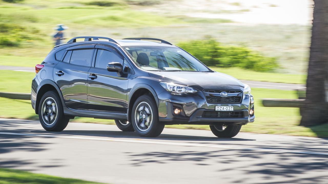 The Subaru comes standard with all-wheel drive.