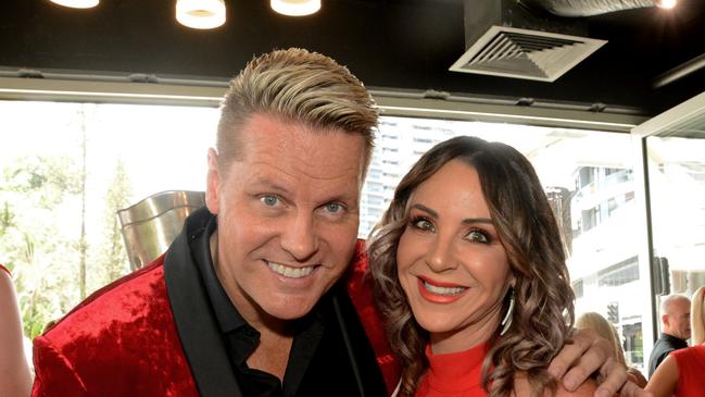 Matt Hollywood and Shazz Taylor at Ladies Charity Christmas lunch at Moo Moo Restaurant and Bar, Broadbeach. Regina King