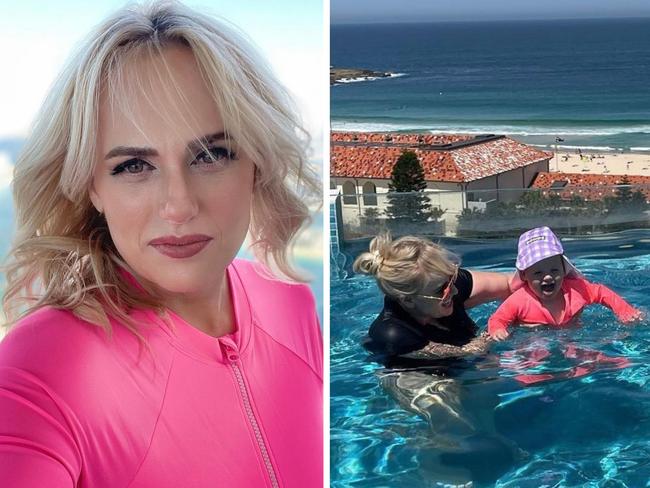 Rebel Wilson repeatedly thanked Airbnb as she shared the lush Bondi apartment she's been staying in while filming a movie in Sydney.