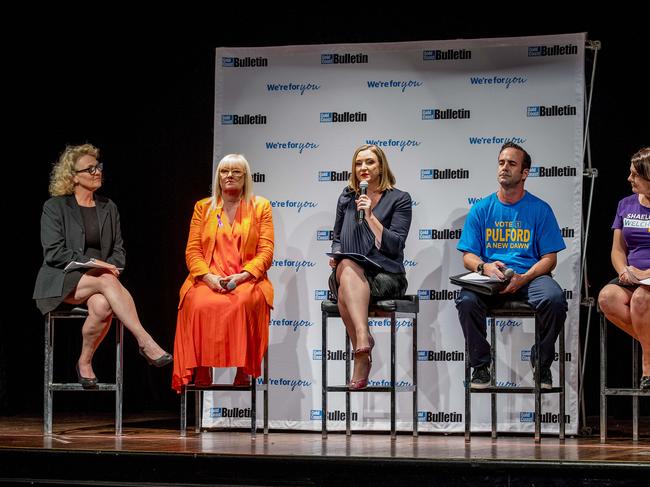 You Decided Gold Coast Bulletin Election Forums, . Divisions 6, 8, 9, and 11 held at the Southport RSL club  in Southport. Division 6 candidates, Susie Gallagher, Josephine Tobias, Brooke Patterson, Michael Pulford, and Shaelee Welchman. Picture: Jerad Williams