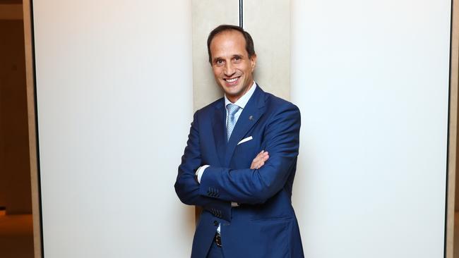 AMP chief executive Francesco De Ferrari. Picture: John Feder