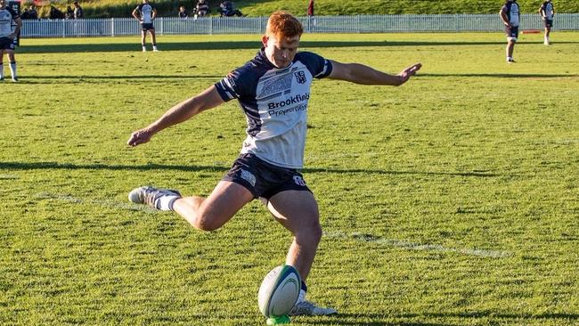 Young rugby union player Tane Edmed at Eastwood training. Pic: Serge Gonzales.