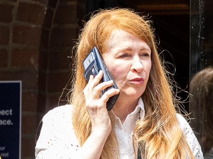 The Daily Telegraph Wednesday 12 February 2025Manly Court Janette WaterhouseJanette Waterhouse walks out of manly court on alleged drink driving charges. Picture Thomas Lisson