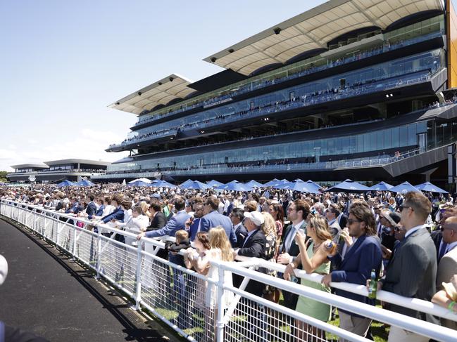 A big crowd has already built for Everest Day at Royal Randwick Racecourse. Picture: Mark Evans/Getty Images