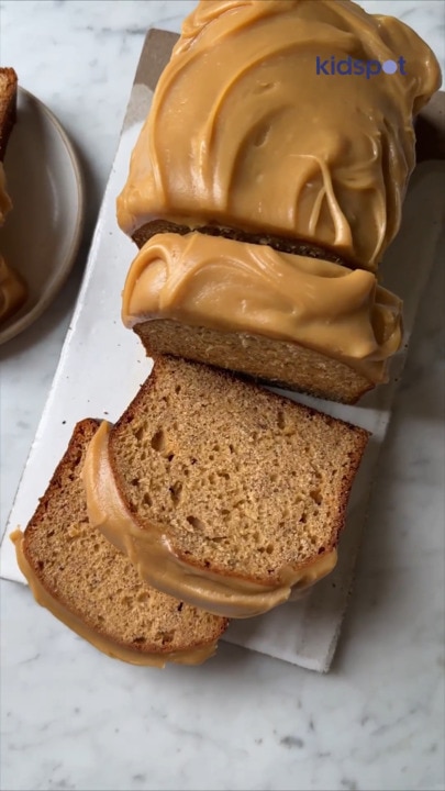 Biscoff banana bread