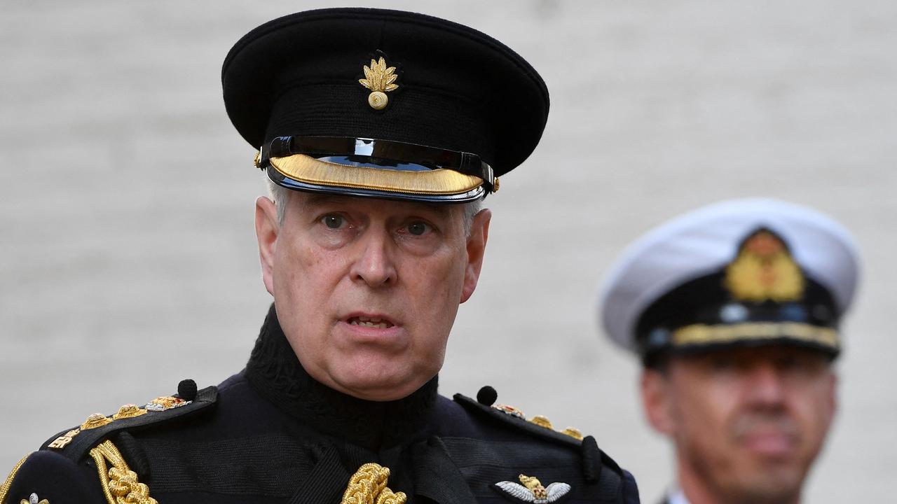 The Queen has stripped Prince Andrew of his honorary military titles. Picture: JOHN THYS / AFP