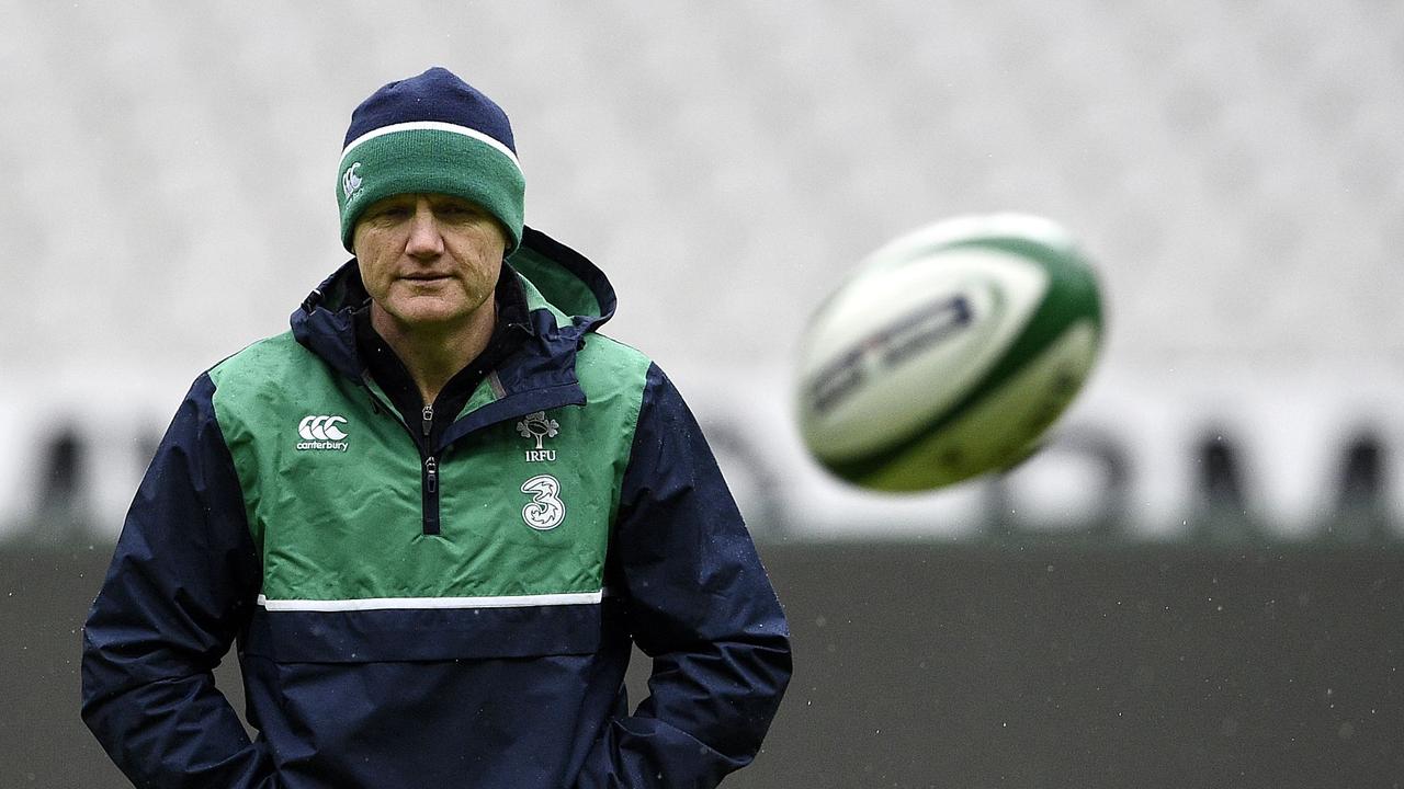 Joe Schmidt helped Ireland to the top of World Rugby. Photo by FRANCK FIFE / AFP