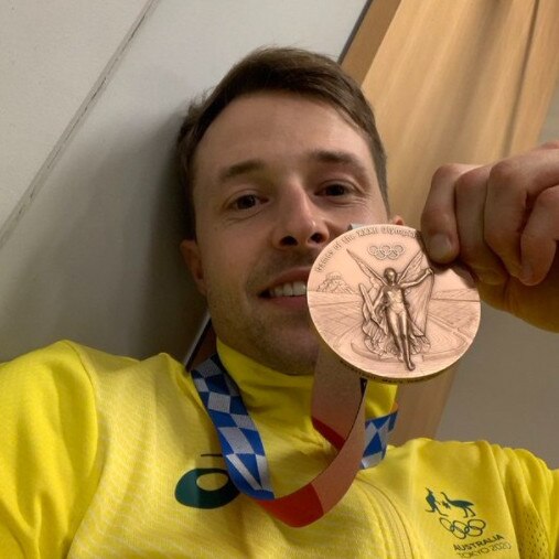 Nathan Sobey has had his Olympic bronze medal stolen. Picture: Instagram