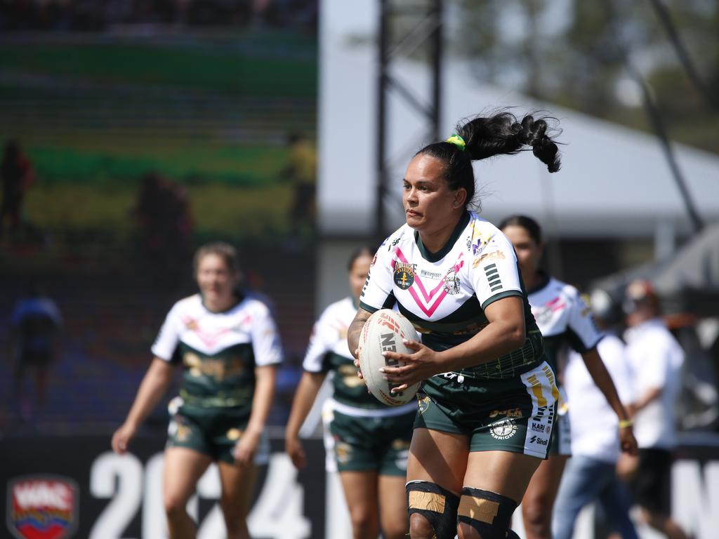 Koori Knockout - Day 4 Womens GF Redfern All Blacks v Bourke Warriors Monday, 7 October 2024 Hereford St, Bathurst NSW 2795, Australia, Picture Warren Gannon Photography