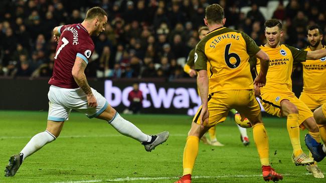 An Arnautovic brace helped West Ham get back in it.