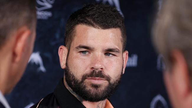 Adam Reynolds during a news conference at The Battle Luncheon, Brisbane. Picture: Liam Kidston