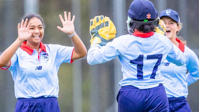 NSW Metro kept its unbeaten run alive with a tight win over Queensland. Picture: Linda Higginson / Cricket Australia