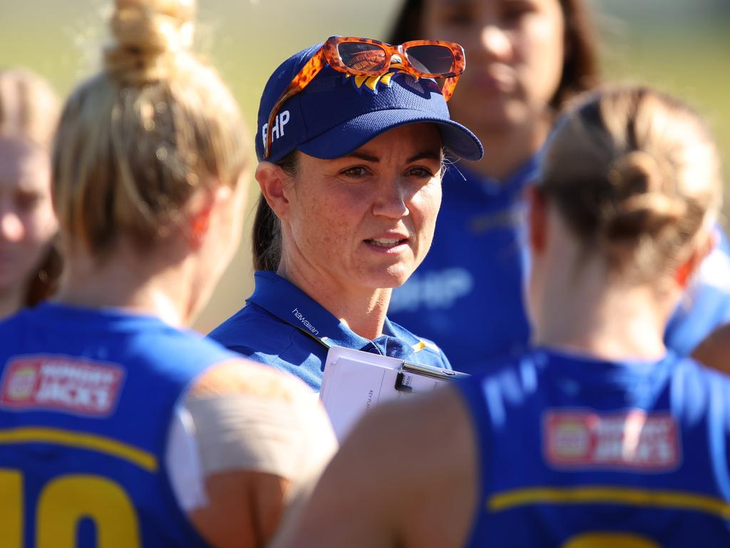 Daisy Pearce’s coaching journey will begin with an opening night double header. Picture: James Worsfold/AFL Photos