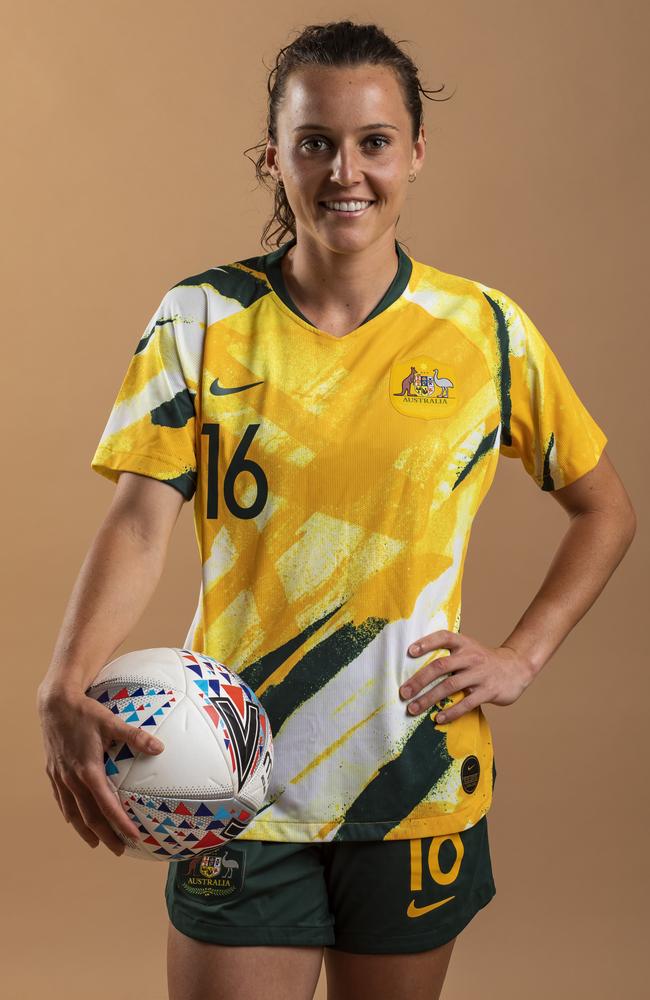 Soccer player Hayley Raso is hoping to make her first Olympics. Pictures: Mark Cranitch