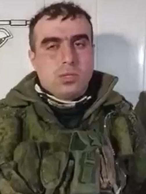 Footage of a Russian soldier that Ukrainian officials claim to have captured. Source: Telegram