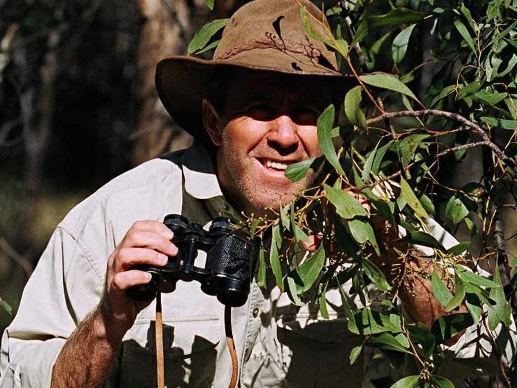 Character Russell Coight in a scene from TV program "All Aussie Adventures".